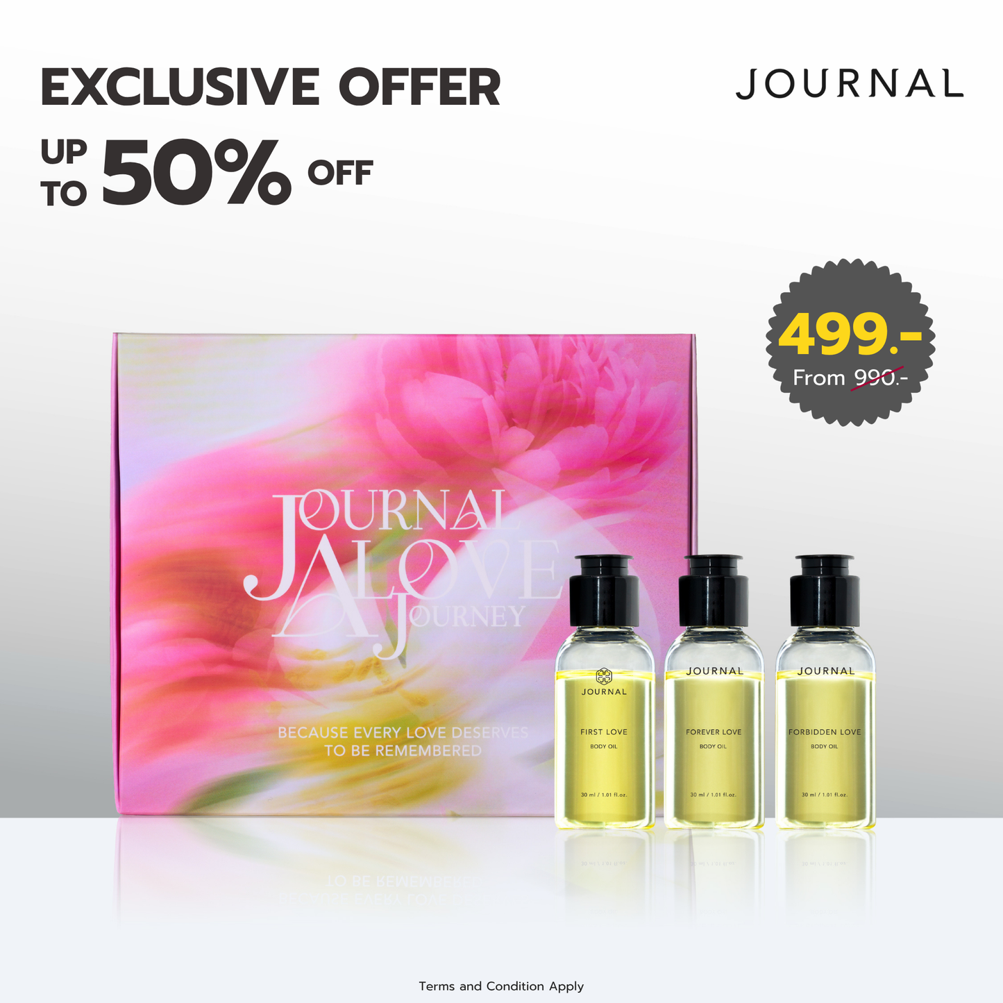 A LOVE JOURNEY (Body Oil 3 กลิ่น)